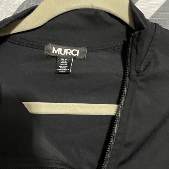 Murci super soft asymmetric zip jacket in black size 8 - Picture 10 of 10